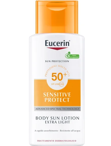 Eucerin sun lotion extra light - lozione solare corpo con protezione molto alta spf 50 - 150 ml Eucerin sun lotion extra light - lozione solare corpo con protezione molto alta spf 50 - 150 ml