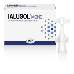 Ialusol Mono - Collirio Idratante con Acido Ialuronico - 20 Flaconcini x 0.5 ml