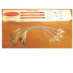 CATETERE FOLEY ORLYFOLEYCAT IN SILICONE CH 18 UOMO 2 VIE 1 PEZZO
