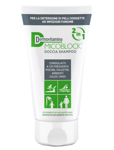 Dermovitamina micoblock 2 in 1 - doccia shampoo lenitivo - 200 ml Dermovitamina micoblock 2 in 1 - doccia shampoo lenitivo - 200 ml