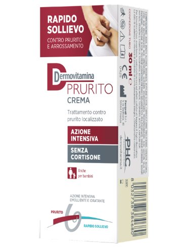 Dermovitamina prurito - crema corpo per alleviare il prurito - 30 ml