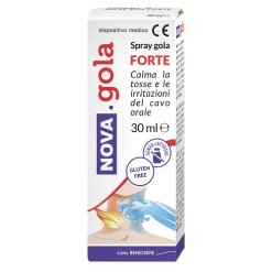 Nova Gola Spray Forte - Trattamento di Infiammazioni del Cavo Orale - 30 ml