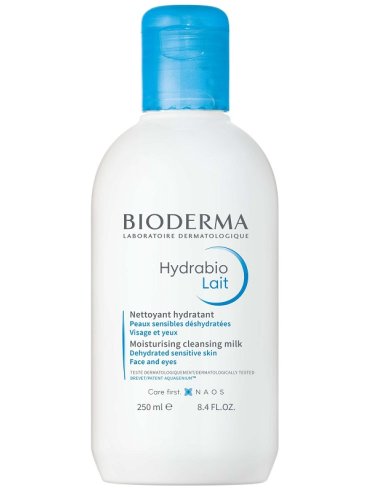 Bioderma hydrabio lait - latte detergente struccante per pelle sensibile - 250 ml