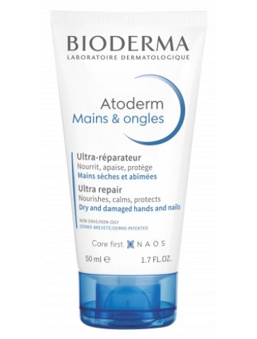 Bioderma atoderm mains - crema nutriente per mani secche - 50 ml