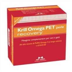 Krill Omega Pet Mangime Complementare Cani e Gatti 120 Perle