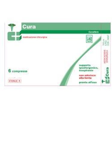 Cura medicazione sterile 8x15cm 6 pezzi