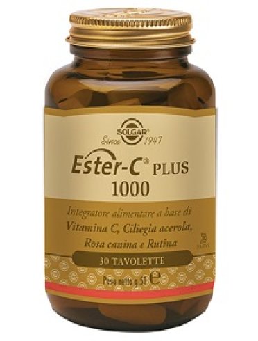 Solgar ester c plus 1000 - integratore vitamina c - 90 tavolette