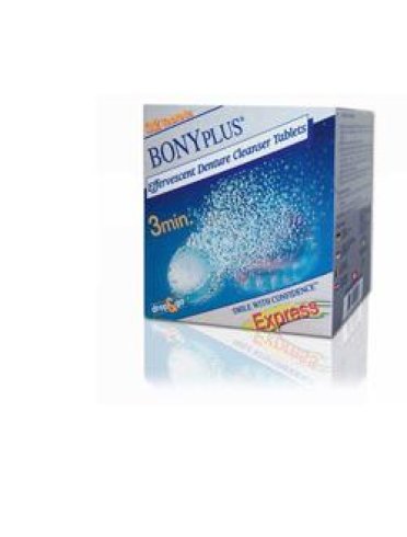 Bonyplus express detergente per protesi dentaria 56 compresse