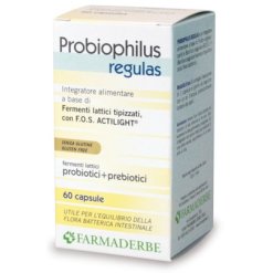 Probiophilus Regulas Integratore di Fermenti Lattici 60 Capsule