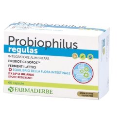 Probiophilus Regulas Integratore di Fermenti Lattici 60 Capsule