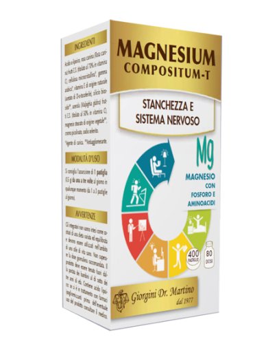 Magnesium compositum t 400 pastiglie