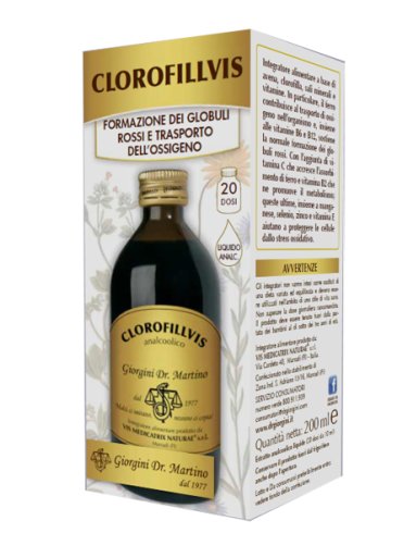 Clorofillvis liquido analcolico integratore 200 ml
