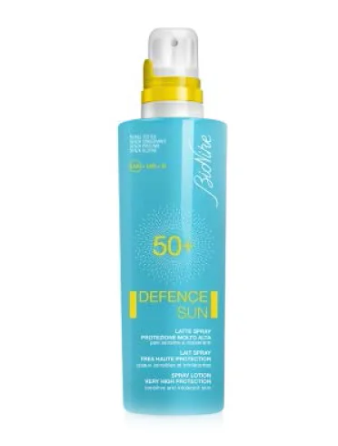 Bionike defence sun latte spray spf 50+ protezione molto alta 200 ml Bionike defence sun latte spray spf 50+ protezione molto alta 200 ml