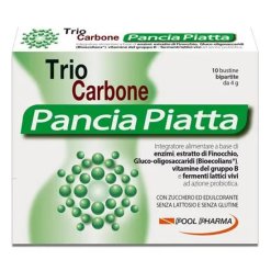 Triocarbone Pancia Piatta 10 + 10 Bustine