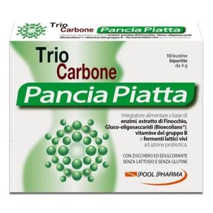 Triocarbone Pancia Piatta 10 + 10 Bustine