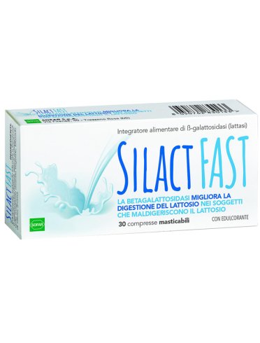 Silact fast - integratore intolleranti al lattosio - 30 compresse