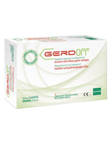 Gerdoff rimedio per reflusso e acidità 20 compresse