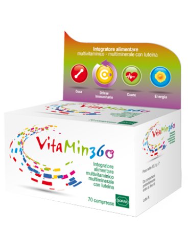 Vitamin 360 multivitaminico multiminerale 70 compresse astuccio 93,10 g