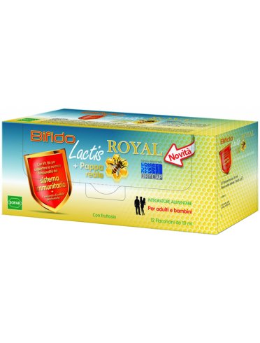 Bifidolactis royal - integratore di probiotici e pappa reale - 12 flaconcini x 10 ml