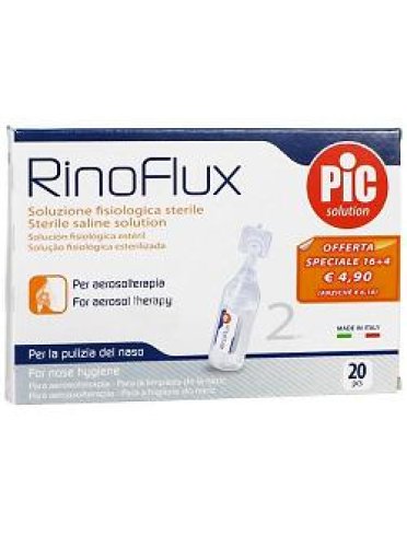 Rinoflux soluzione fisiologica 20 fiale 2 ml