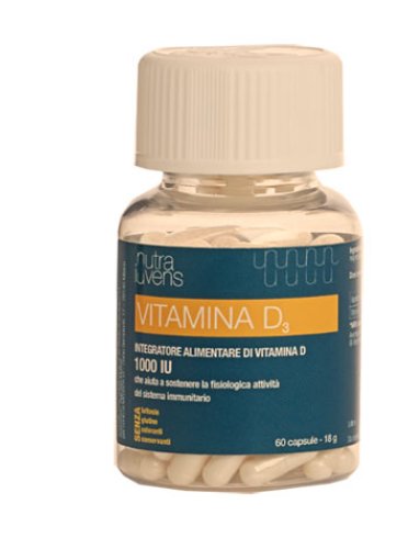 Nutraiuvens vitamina d3 1000 ui 60 capsule