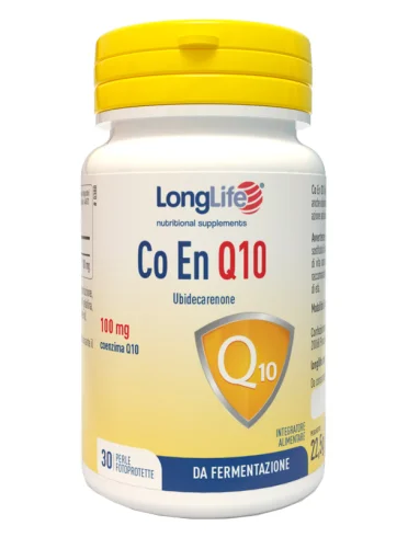 Longlife co en q10 100 mg - integratore antiossidante di coenzima q10 - 30 perle Longlife co en q10 100 mg - integratore antiossidante di coenzima q10 - 30 perle