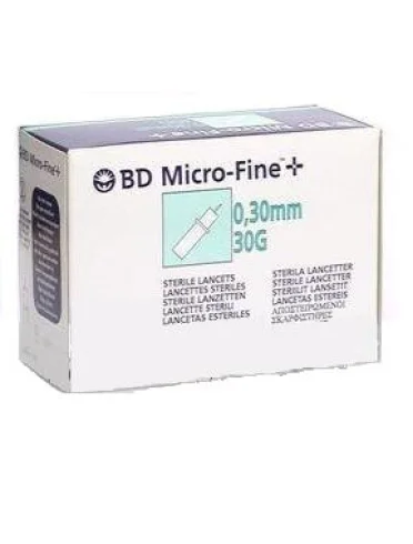 Lancette pungidito bd microfine+ per optimus gauge 30 50 pezzi Lancette pungidito bd microfine+ per optimus gauge 30 50 pezzi