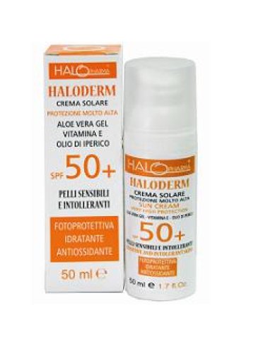 Haloderm crema solare spf50+ protezione molto alta 50 ml