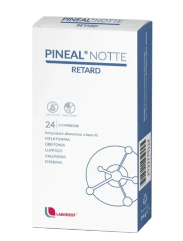 Pineal notte retard - integratore per favorire il sonno - 24 compresse Pineal notte retard - integratore per favorire il sonno - 24 compresse
