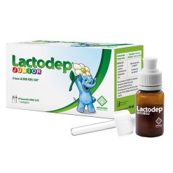 Lactodep Junior - Integratore di Fermenti Lattici - 8 Flaconi x 5.5 ml