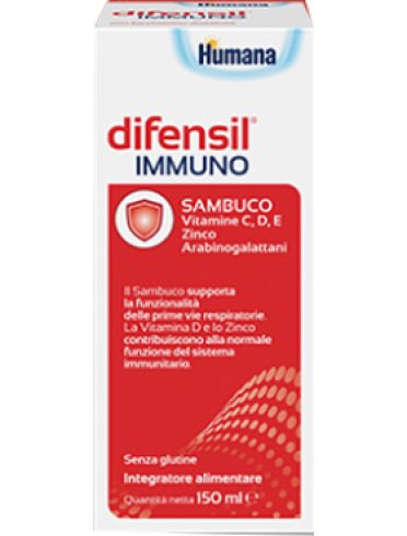 Humana difensil immuno - integratore per difese immunitarie - 150 ml