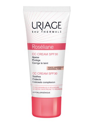 Uriage roseliane cc - crema viso uniformante con protezione solare spf 30 - 40 ml