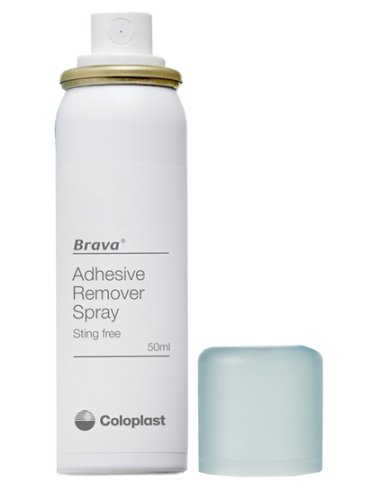 Brava - spray remover per distacco dolce di adesivi e dispositivi per stomia - 50 ml