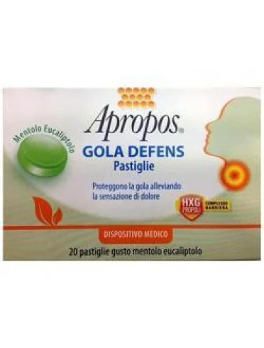 Apropos gola defens mentolo eucaliptolo 20 pastiglie Apropos gola defens mentolo eucaliptolo 20 pastiglie
