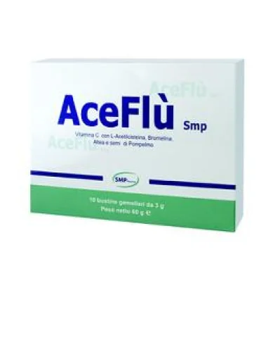 Aceflù smp integratore per vie respiratorie 20 bustine Aceflù smp integratore per vie respiratorie 20 bustine