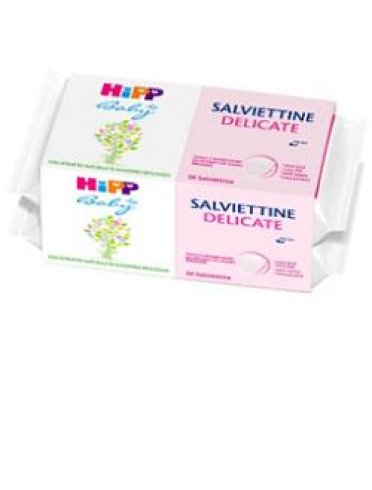 Hipp salviettine delicate pacco scorta 2x56 pezzi