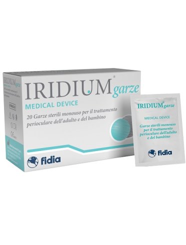Iridium - garza oculare medicata - 20 pezzi