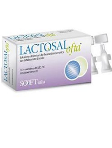 Lactosal ofta soluzione oftalmica lubrificante ipertonica 15flaconcini monodose 0,35 ml