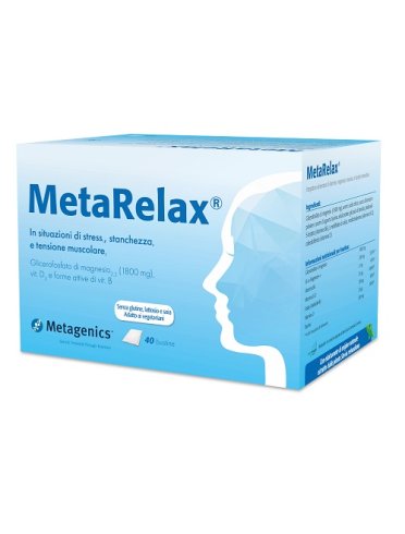 Metarelax - integratore per favorire il sonno - 40 bustine