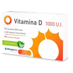 Vitamina D 1000 U.I. - Integratore per Ossa e Sistema Immunitario - 84 Compresse