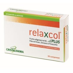 Relaxcol Plus - Integratore per la Funzionalità Gastrointestinale - 30 Compresse