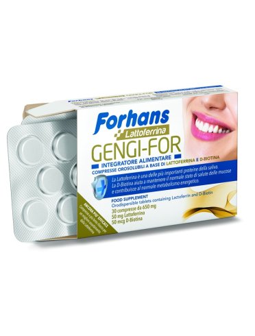 Forhans gengi for integratore mucose orali 30 compresse