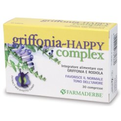 Griffonia Happy Complex Integratore Tono dell'Umore 30 Compresse