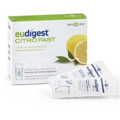 Eudigest Citro Fast - Integratore Digestivo - 12 Bustine Effervescenti