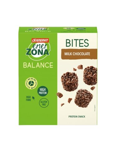 Enerzona minirock 40-30-30 snack cioccolato al latte 1 bustina