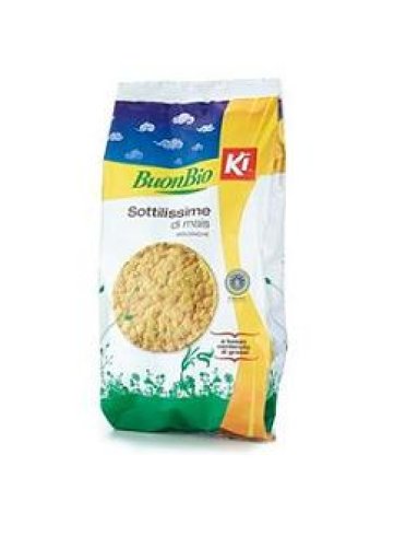Ki buonbio sottilissime di mais gallette senza glutine senzalievito 100 g