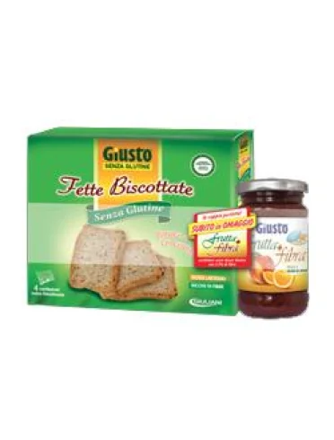Giusto senza glutine fette biscottate 250 g + confettura 240g promozione Giusto senza glutine fette biscottate 250 g + confettura 240g promozione