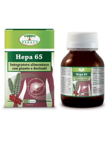 Hepa 65 60 capsule flacone 28,8 g