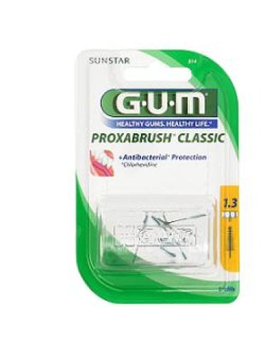 Gum proxabrush classic scovolino interdentale 1.3 mm 8 pezzi
