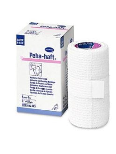 Peha-haft benda elastica autoadesiva di fissaggio estensibilita' 100% cm 10 x 4 mt 1 pezzo